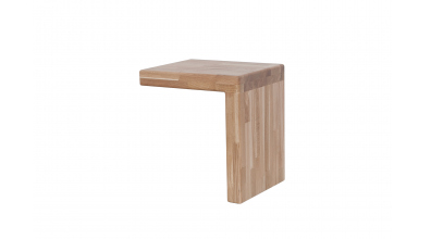 Noční stolek IMPERIA "L", dub cink