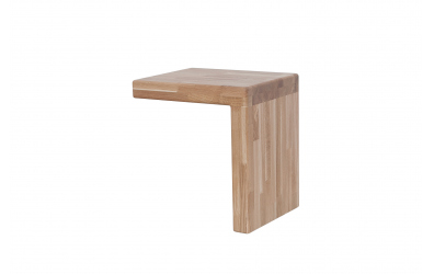 Noční stolek IMPERIA "L", dub cink