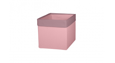 Textilní box do regálu, PASTEL růžový