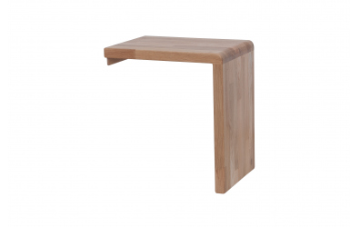 Noční stolek SOFIA & FLORENCIA, přídavný L, dub cink