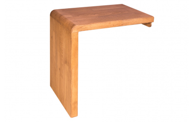 Noční stolek SOFIA & FLORENCIA, přídavný L, buk cink
