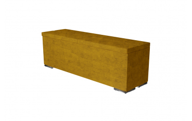 Čalouněný taburet CORONA prošívaný 140 cm, MATERASSO