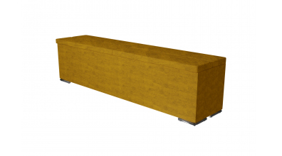 Čalouněný taburet CORONA prošívaný 180 cm, MATERASSO