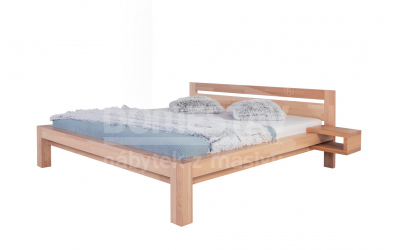 Manželská postel ELEGANT Klára 180 cm, buk cink