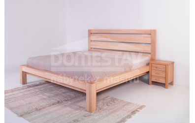 Manželská postel ELEGANT Klára New 160 cm, buk cink