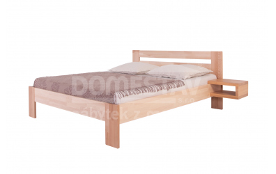 Manželská postel ELEGANT Inga 160 cm, buk cink
