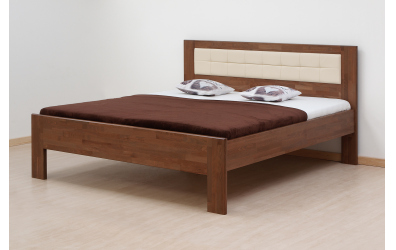 Manželská postel DENERYS Star, 140x200, buk jádrový