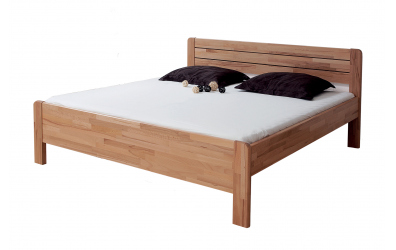 Manželská postel SOFI Lux, 200x200, buk jádrový