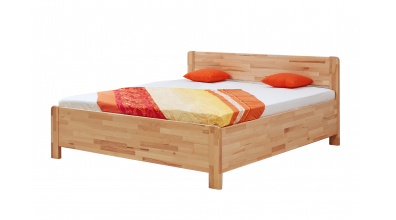 Manželská postel SOFI Plus, 160x200, buk jádrový