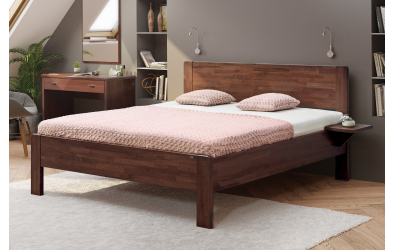 Manželská postel SOFI XL, 160x200, dub cink