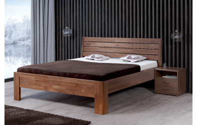 Manželská postel GLORIA XL, 160x200, dub cink