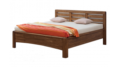 Manželská postel VIOLA, 140x200, dub cink