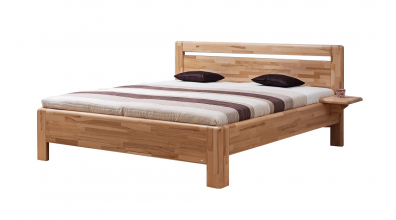 Manželská postel ADRIANA Klasik, 140x200, buk jádrový