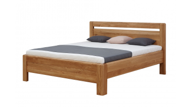Manželská postel ADRIANA Klasik, 140x200, dub