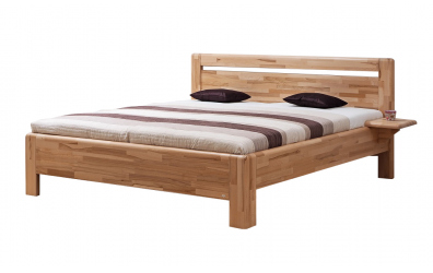 Manželská postel ADRIANA Klasik, 160x200, buk jádrový