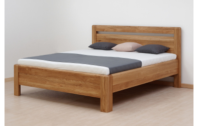 Manželská postel ADRIANA Klasik, 180x200, dub