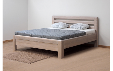 Manželská postel ADRIANA Lux, 160x200, dub