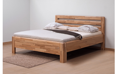 Manželská postel ADRIANA Lux, 180x200, buk jádrový