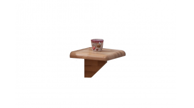 Závěsný stolek ADRIANA, dub cink