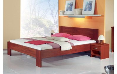 Manželská postel LENA 140x200, buk, FMP Lignum