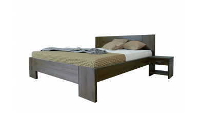 Manželská postel LENA II 160x200, buk, FMP Lignum