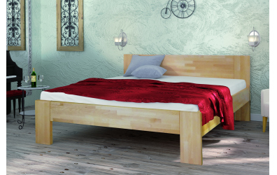Manželská postel LENA JUNIOR 160x200, buk cink, FMP Lignum