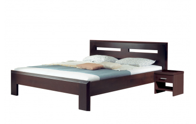 Manželská postel TIMEA 200x200, buk, FMP Lignum