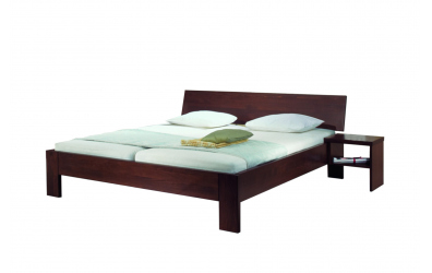 Manželská postel STELA 140x200, buk jádrový, FMP Lignum