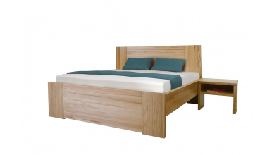 Manželská postel ROMANA II 140x200, buk jádrový, FMP Lignum