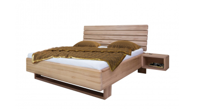 Manželská postel LAURA 160x200, buk, FMP Lignum