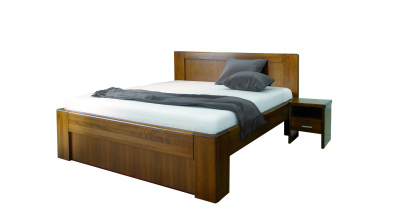 Manželská postel EDIT s výplní 140x200, buk, FMP Lignum