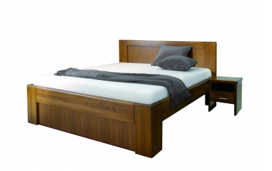 Manželská postel EDIT s výplní 160x200, buk, FMP Lignum