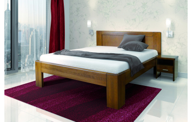 Manželská postel EDIT bez výplně 140x200, buk, FMP Lignum