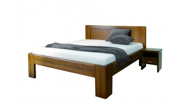 Manželská postel EDIT bez výplně 160x200, buk, FMP Lignum