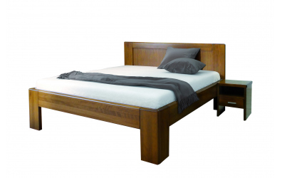 Manželská postel EDIT bez výplně 200x200, buk, FMP Lignum