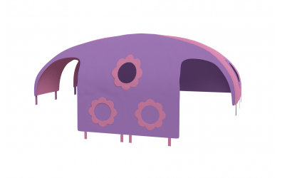Domeček stan pro dělené čelo a zábranu A B levý - růžovo fialový