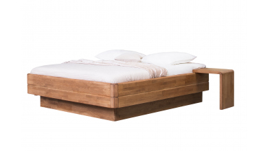 Manželská postel FANTAZIE GRANDE bez čela, 180 cm, buk cink