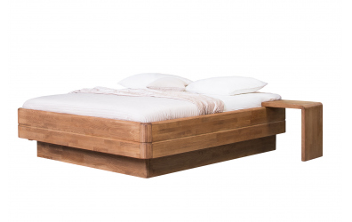 Manželská postel FANTAZIE GRANDE bez čela, 180 cm, buk cink