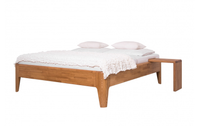 Manželská postel FANTAZIE bez čela, 180 cm, dub cink
