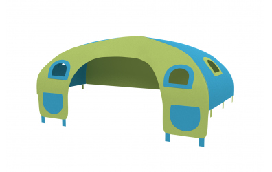 Domeček stan pro zábranu C - tyrkysovo zelený