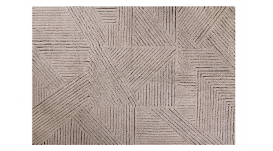 Vlněný koberec LORENA CANALS jemné proužky obdélník, hnědý, L