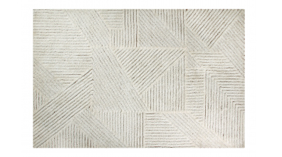 Vlněný koberec LORENA CANALS jemné proužky obdélník, krémový, L