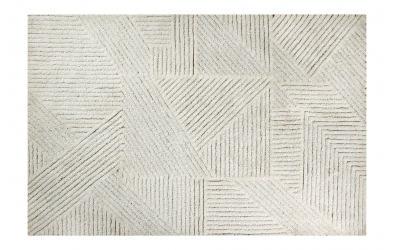 Vlněný koberec LORENA CANALS jemné proužky obdélník, krémový, L