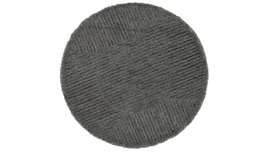 Vlněný koberec LORENA CANALS jemné proužky kruh, tm. zelený
