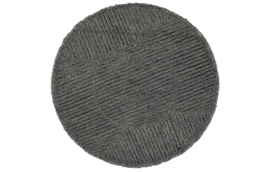 Vlněný koberec LORENA CANALS jemné proužky kruh, tm. zelený