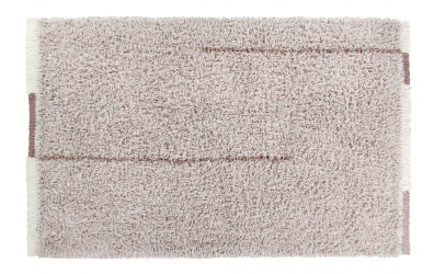 Vlněný koberec LORENA CANALS hnědý proužek, XL
