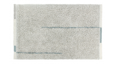 Vlněný koberec LORENA CANALS modrý proužek, XL