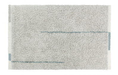 Vlněný koberec LORENA CANALS modrý proužek, XL